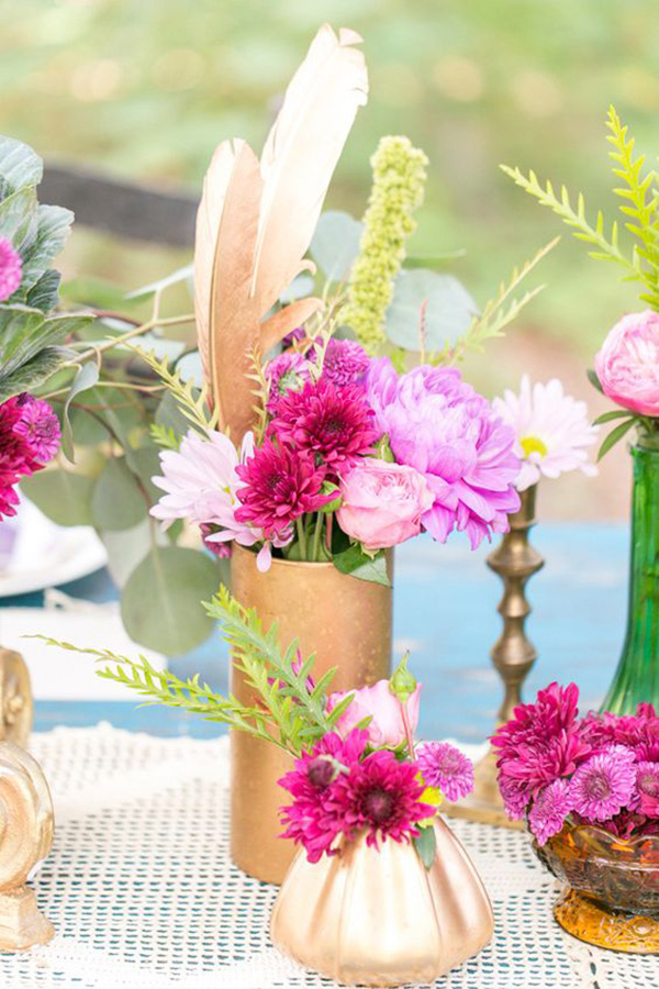 allestimento floreale matrimonio bohemien